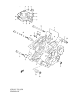 SUZUKI, LTF 160 V, KURBELGEHAEUSE