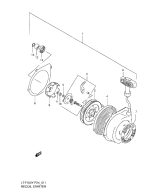 SUZUKI, LTF 160 V, RUECKSTOSS STARTER OPTIONAL