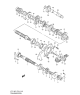 SUZUKI, LTF 160 V, GETRIEBE