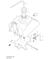 SUZUKI, LTF 160 V, TREIBSTOFF TANK