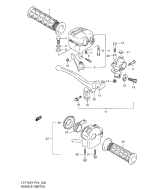 SUZUKI, LTF 160 W, GRIFFSCHALTER