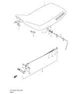 SUZUKI, LTF 160 W, SITZ