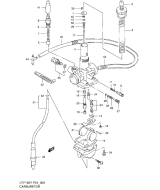 SUZUKI, LTF 160 W, VERGASER