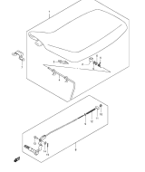 SUZUKI, LTF 160 K6, SITZ