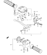 SUZUKI, LTF 160 K6, GRIFFHEBEL