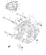 SUZUKI, LTF 160 K6, KURBELGEHAEUSE