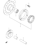 SUZUKI, LTF 160 K6, ANLASSER KUPPLUNG