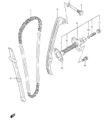 SUZUKI, LTF 160 K6, STEUERKETTE