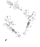 SUZUKI, LTF 160 K6, NOCKENWELLE VENTIL