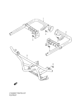 SUZUKI, LTA 450 X US King Quad K9, FUSSSTUETZE