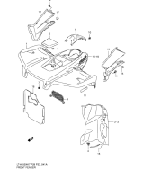 SUZUKI, LTA 450 X US King Quad K9, VORDERER KOTFLUEGEL