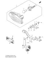 SUZUKI, LTA 450 X US King Quad K9, KOMBINATIONSLAMPE HINTEN