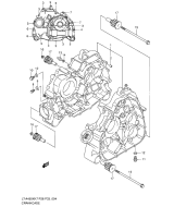 SUZUKI, LTA 450 X US King Quad K9, KURBELGEHAEUSE