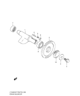 SUZUKI, LTA 450 X US King Quad K9, KURBEL AUSGLEICHSWELLE