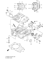 SUZUKI, LTA 450 X US King Quad K9, ZYLINDER KOPF