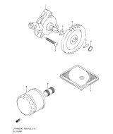 SUZUKI, LTA 450 X US King Quad K9, OEL PUMPE