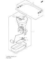 SUZUKI, LTA 450 X US King Quad K9, TREIBSTOFF PUMPE