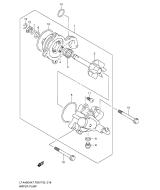 SUZUKI, LTA 450 X US King Quad K9, WASSER PUMPE