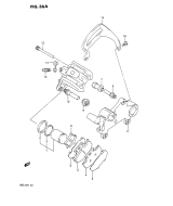 SUZUKI, RM 125 EU L, HINTERE BREMSZANGE