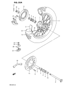 SUZUKI, RM 125 EU L, HINTERRAD