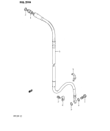 SUZUKI, RM 125 EU L, FRONT BREMSLEITUNG