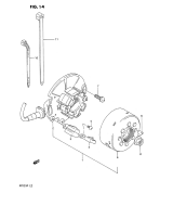 SUZUKI, RM 125 EU L, ZUENDMAGNET