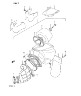 SUZUKI, RM 125 EU L, LUFTFILTER