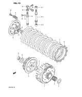 SUZUKI, RM 125 EU L, KUPPLUNG