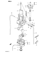 SUZUKI, RM 125 EU L, VERGASER