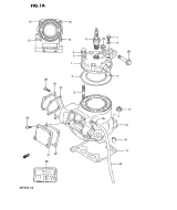 SUZUKI, RM 125 EU L, ZYLINDER