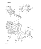 SUZUKI, RM 125 EU L, KURBELGEHAEUSE ABDECKUNG