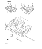 SUZUKI, RM 125 EU L, KURBELGEHAEUSE