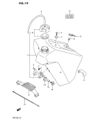 SUZUKI, RM 125 EU L, TREIBSTOFF TANK