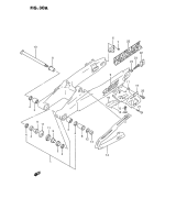 SUZUKI, RM 125 EU R, HINTERER SCHWINGARM