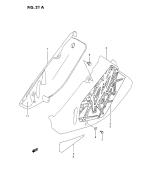 SUZUKI, RM 125 EU R, RAHMEN VERKLEIDUNG