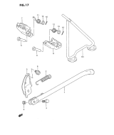 SUZUKI, RM 125 EU R, STAENDER FUSSSTUETZE