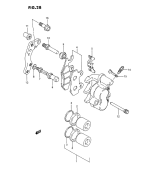 SUZUKI, RM 125 EU R, FRONT BREMSSATTEL