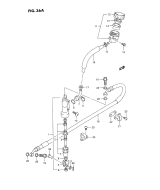 SUZUKI, RM 125 EU R, HINTERER HAUPTBREMSZYLINDER