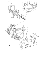 SUZUKI, RM 125 EU R, KURBELGEHAEUSE ABDECKUNG