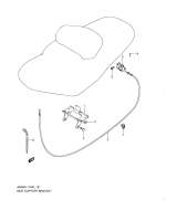 SUZUKI, AN 650 A Executive Burgman L1, SITZHALTERUNG E19