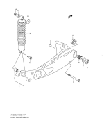 SUZUKI, AN 650 A Executive Burgman L1, HINTERER SCHWINGARM