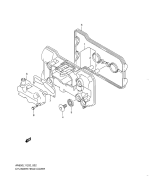 SUZUKI, AN 650 A Executive Burgman L1, ZYLINDER KOPF ABDECKUNG