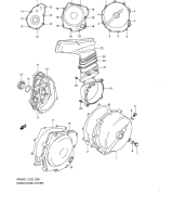 SUZUKI, AN 650 A Executive Burgman L1, KURBELGEHAEUSE ABDECKUNG