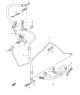 SUZUKI, AN 400 Burgman Y, HINTERER BREMSSCHLAUCH