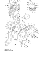 SUZUKI, AN 400 Burgman Y, KURBELGEHAEUSE ABDECKUNG