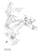 SUZUKI, AN 400 A Burgman L1, FRONT BEIN VERKLEIDUNG