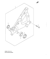 SUZUKI, AN 400 A Burgman L1, HINTERER SCHWINGARM