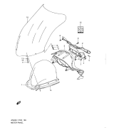 SUZUKI, AN 400 A Burgman L1, INSTRUMENTEN TAFEL