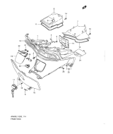 SUZUKI, AN 400 A Burgman L1, FRONT BOX