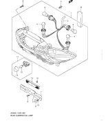 SUZUKI, AN 400 A Burgman L1, KOMBINATIONSLAMPE HINTEN